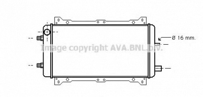 AVA QUALITY COOLING fd2066 -  Радиатор, охлаждение двигателя